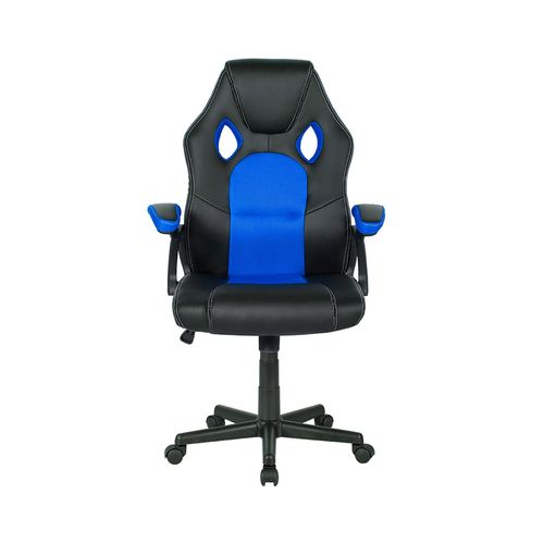 Silla Gamer Racing Azul y Negro