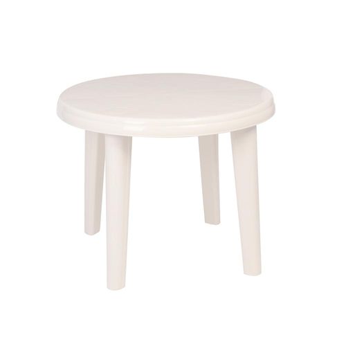 Mesa de plástico Chaquira Blanca 93.3cm