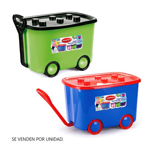 Carrito con jalador Polinplast