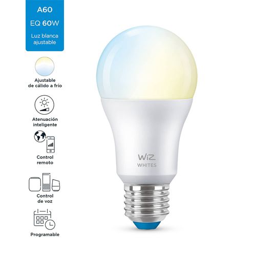 Foco Led Wiz Wifi E27 9W Luz Fría y Cálida