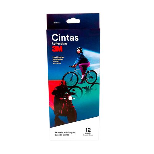 Tiras reflectivas 3M Blancas x 12 unidades