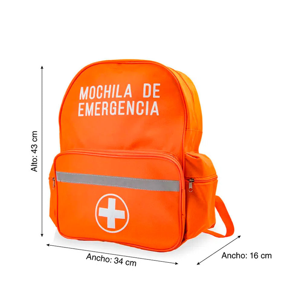 Defensa Civil Mochila Emergencia Para Terremotos Mochila De