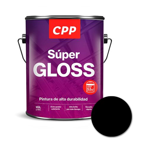 Super Gloss negro 1gl