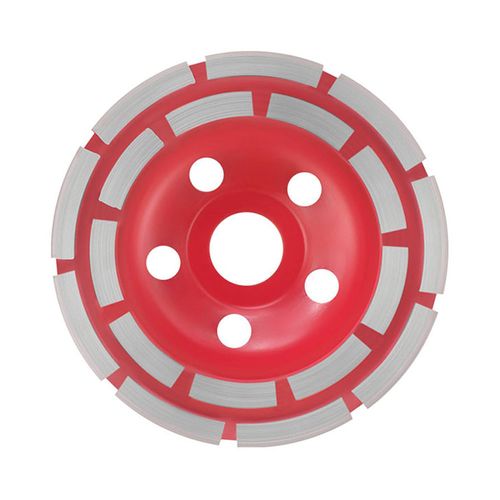 Disco acero punta corte fuerte 115mm Rojo
