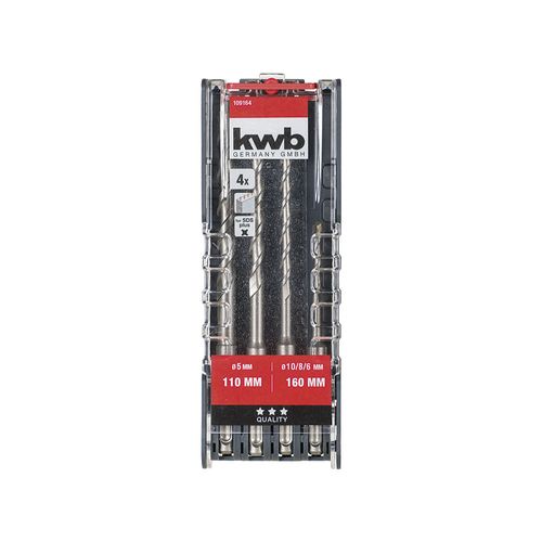 Set de brocas SDS Plus 5,6,8,10mm x4u