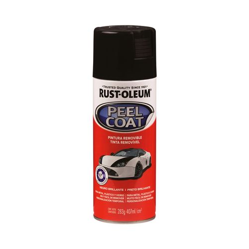 Spray Automotive Peel Coat Negro Brillante 312 gramos