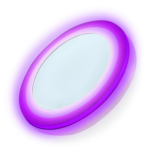 Plafón Adosado 16W Morado 2 luces
