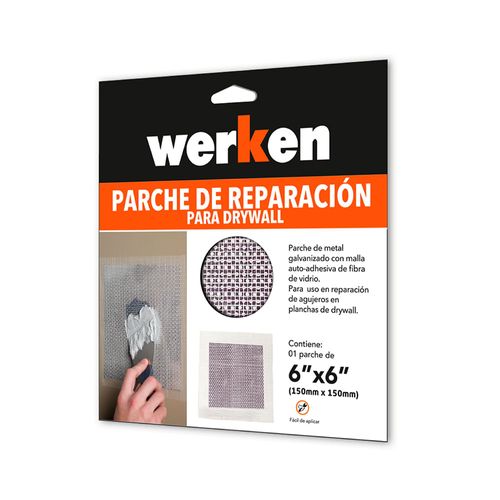 Parche de reparación para drywall 6"x6"
