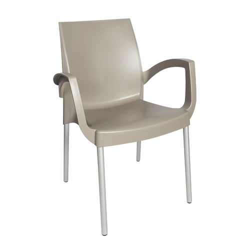 Silla Ada con brazos Taupe