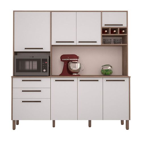 Mueble de cocina Agata blanco 180 cm