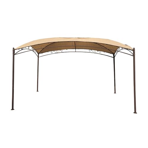 Pérgola Curva 300x300cm Marrón Orange