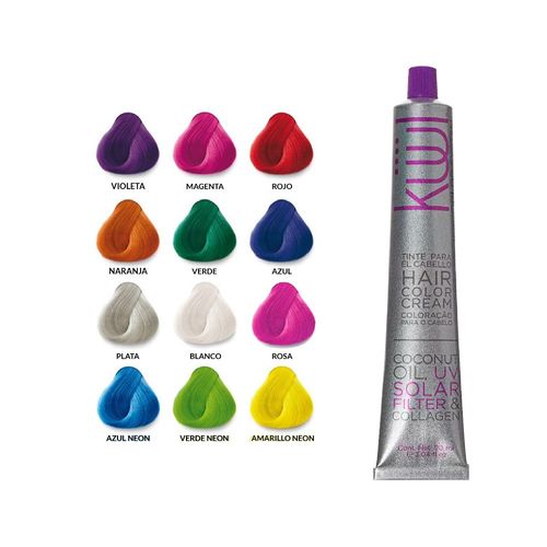 Tinte para el Cabello FunnyColors - KÜÜL 90ml Verde Neon