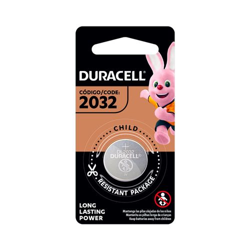 Pila Duracell botón litio 2032