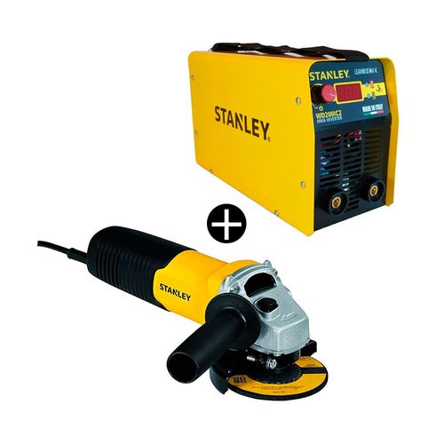 COMBO Stanley Soldadora 200 Ah + Esmeril 710W