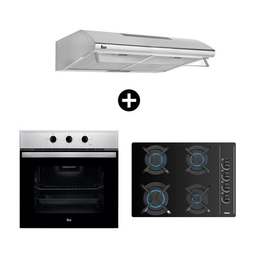 Tricombo Cocina Teka + campana + horno Cl610 Gbc 64003 Kib Hbb535