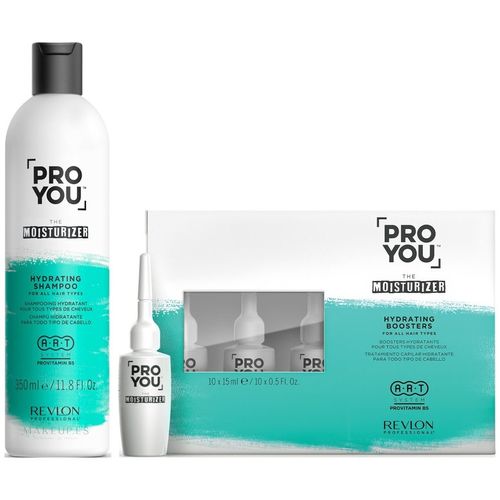 Shampoo Hidratante 350ml + Ampollas Revlon Pro You The Moisturizer