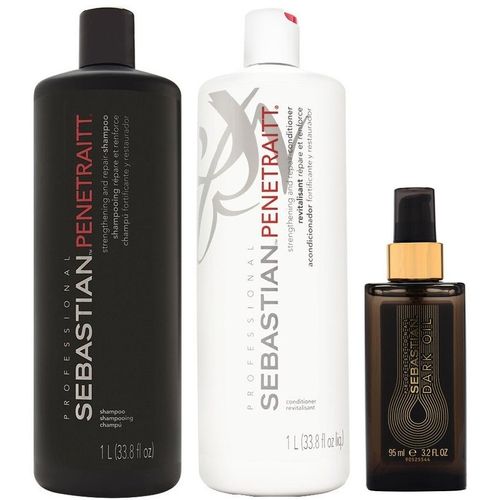 Shampoo 1000ml + Acondicionador + Dark Oil Sebastian Penetraitt