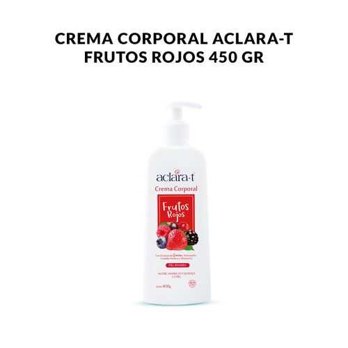 Crema Corporal Aclara-T Frutos Rojos 450gr