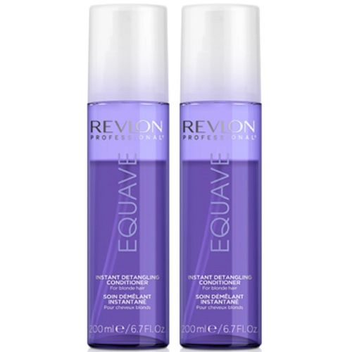 Dúo Spray Acondicionador para Cabello Rubio Revlon Equave Blonde Detangling 200ml