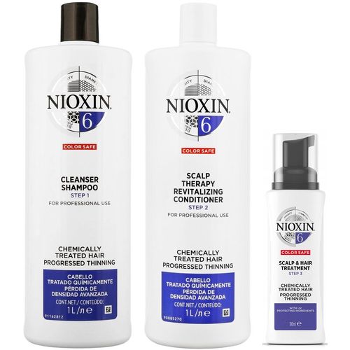 Nioxin-6 Tratamiento Densificador Cabello Tratado Químicamente 1000ml