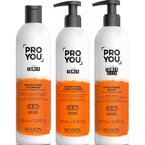 Shampoo 350ml + Acondicionador + Bálsamo Revlon Pro You The Tamer