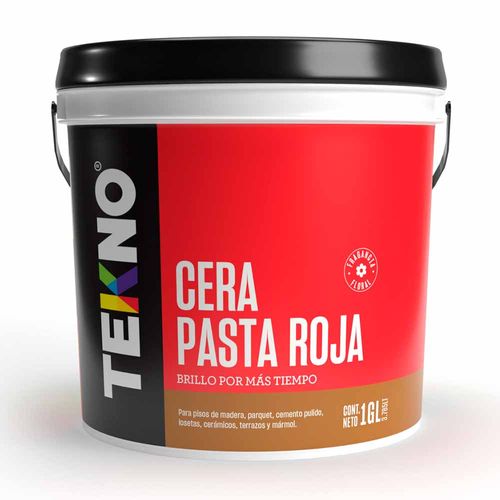 Cera en pasta Roja 1 gl.