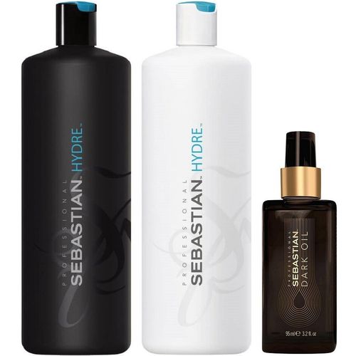 Shampoo Hidratante 1000ml + Acondicionador + Dark Oil Sebastian Hydre