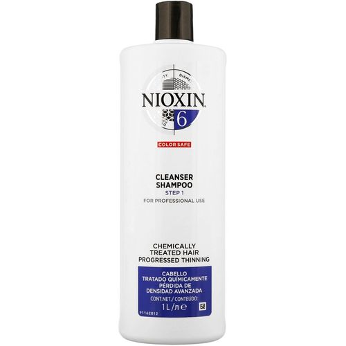 Nioxin-6 Shampoo Densificador para Cabello Tratado Químicamente 1000ml