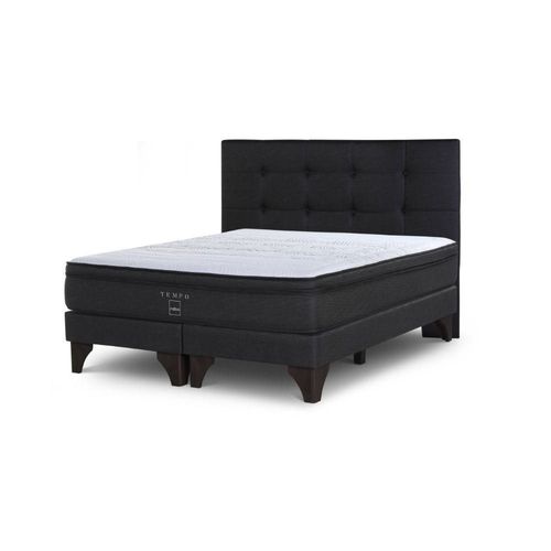 Cama Europea Tempo + Respaldo Issey Queen