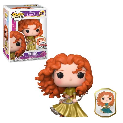 Funko Pop: PRINCESS – Merida N° 324 Special Edition (Incluye PIN)