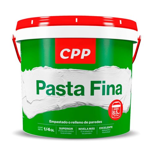 Pasta fina para muros Blanco 1/4 galón