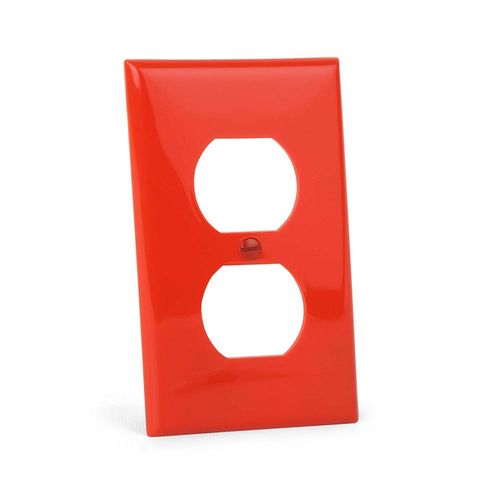 Placa Doble Nylon Rojo