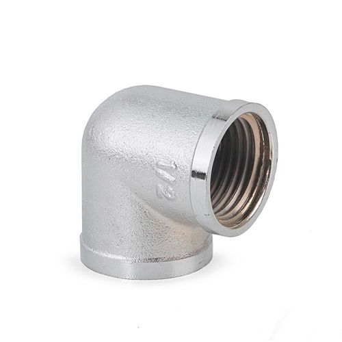 Codo Bronce Cromado 1/2" x 90°