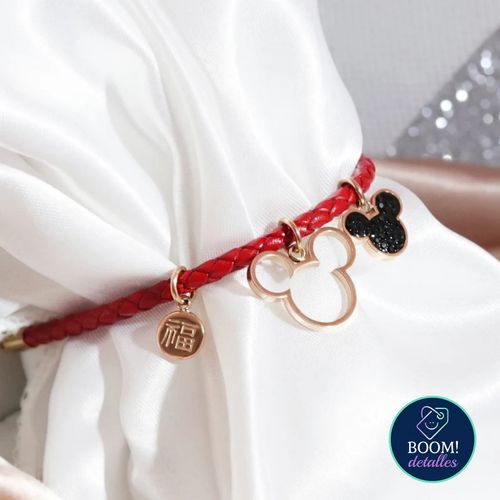 Pulsera Para Mujer de Ácero Quirúrgico Mickey Mouse Disney