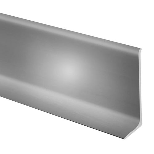 Zócalo simple Aluminio Brillante 240x7cm