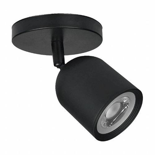 Spot LED para adosar 7W Negro Luz Blanca