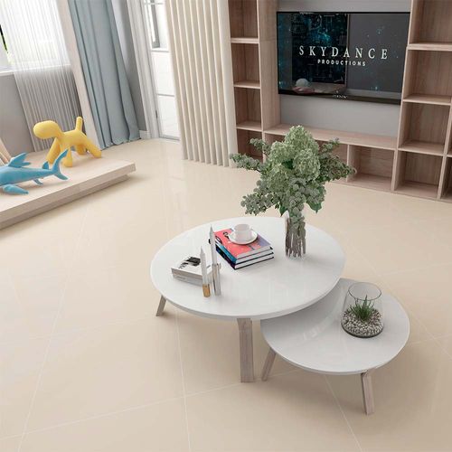 Piso Porcelanato Liso Beige Nano Sur 60x60cm