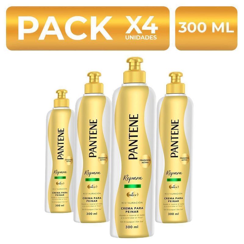 Crema-para-peinar-Pantene-Restauracion-300ml-PackX4