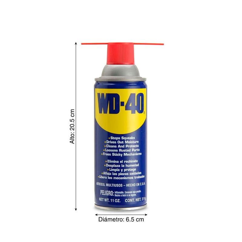 WD-40 Lubricante de silicona en spray resistente al agua, 11 oz, 1