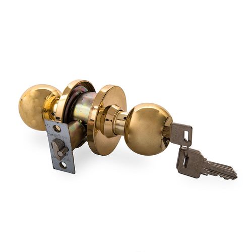 Cerradura Werken Plus para dormitorrio Dorado