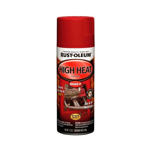 Spray Automotriz Alta Temperatura Rojo 340 gramos