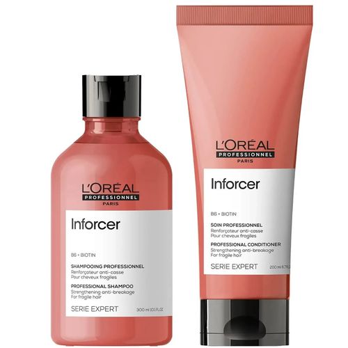 Shampoo Fortalecedor 300ml + Acondicionador 200ml LOreal Inforcer