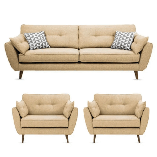 Juego de Sala Alto Hogar Altina 3 1 1 Beige