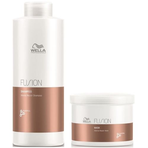 Shampoo Reparador 1000ml + Mascarilla 500ml Wella Fusion