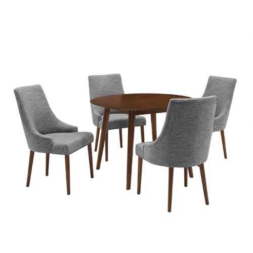 Juego de Comedor 4 Sillas Juliet Gris