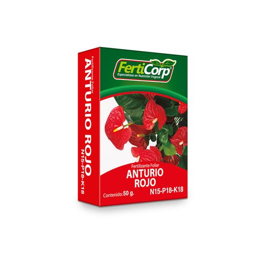 Fertilizante en polvo para Anturio Rojos