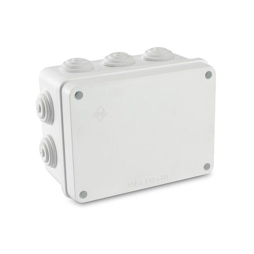 Caja de derivación PVC con cono 15x11x8cm
