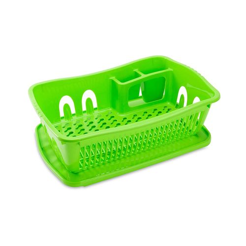 Escurridor plástico para 24 piezas Verde