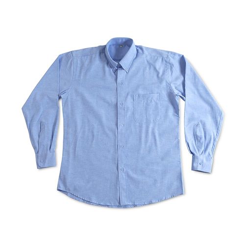 Camisa Oxford Manga larga Celeste Talla: Medium