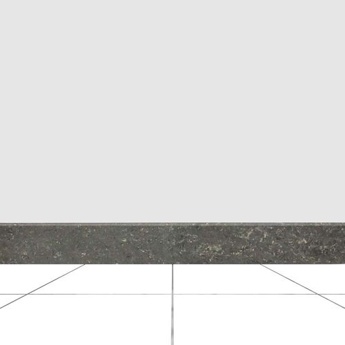 Zócalo Porcelanato  Nano Pearl Gris 7.3x60 cm.